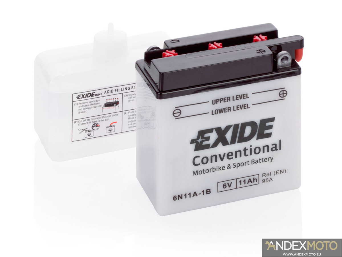 Akumulator 11 Ah EXIDE conventional 6N11A-1B
